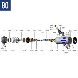 Complete repair kit for mod. 80 and 90