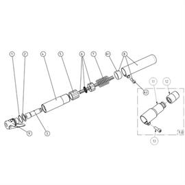 Държач за игли от 2 mm до 12 B