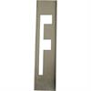 Комплект метални шаблони за метални букви с височина 20 см - от А до Я - ????? F - 30 cm