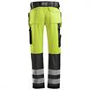 Работни панталони с висока видимост и джобове с кобур, клас 2, жълт | Bild 2