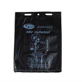 Торбички за кучешки изпражнения за диспенсър Flexi bag - Черни