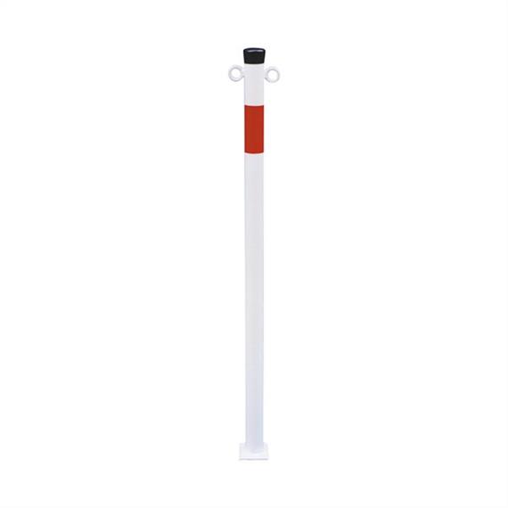 Bariérový sloupek ocelová trubka - Ø 42 x 2,5 mm pevná pro upevnění hmoždinkou