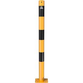 Bariérový sloupek ocelová trubka - Ø 60 x 2,5 mm žlutá / černá