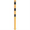 Bariérový sloupek ocelová trubka - Ø 60 x 2,5 mm žlutá / černá