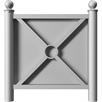 Kulaté trubky - Ø 60 mm vertikální Ocelová trubka 30 x 30 mm horizontální | Bild 2