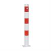 Ocelová trubka bariérového sloupku - Ø 89 x 2,9 mm pevná, pro upevnění hmoždinkou