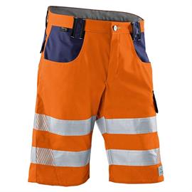 REFLECTIQ High-Vis Shorts PSA 2 - výstražná oranžová/tmavě modrá