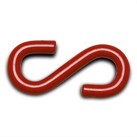 S-Haken, Stahl, rot