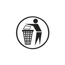 Samolepka Clean Man bílá
