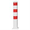 Trubkový ocelový sloupek - Ø 273 x 5 mm pro hmoždinky žárově pozinkovaný / s bílým povlakem