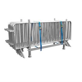 Absperrgitter-Set mit 15 Abspergittern Typ BE