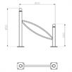 Fahrradständer STR 08 - Fahrradständer / Ahnlehnparker / Ahnlehnständer | Bild 5