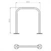 Fahrradständer STR 12 - Fahrradständer / Ahnlehnparker / Ahnlehnständer | Bild 4