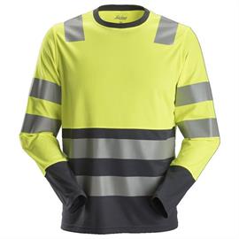High-Vis-Langarm T-Shirt, Warnschutzklasse 2 gelb