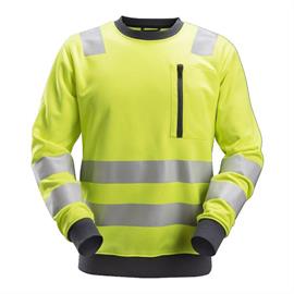High-Vis-Sweat-Shirt, Warnschutzklasse 2/3 gelb