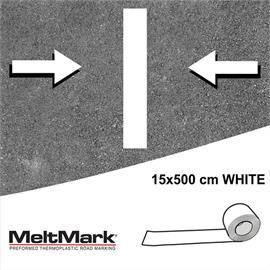 MeltMark Rolle weiß 500 x 15 cm