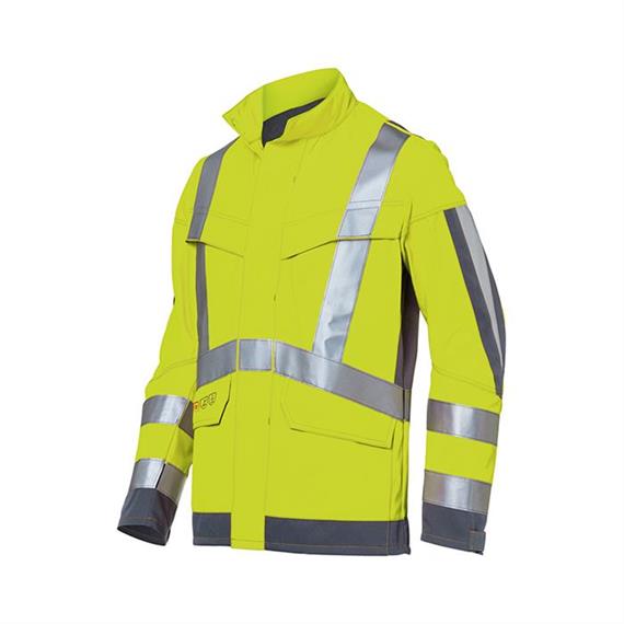 PROTECTIQ High-Vis Arbeitsjacke ARC2 PSA 3 - warngelb/anthrazit