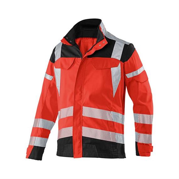 PROTECTIQ High-Vis Arbeitsjacke PSA 2 - warnrot/anthrazit