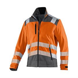 PROTECTIQ High-Vis Softshelljacke PSA 2 - warnorange/anthrazit