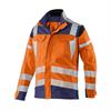 REFLECTIQ High-Vis Arbeitsjacke PSA 2 - warnorange/dunkelblau