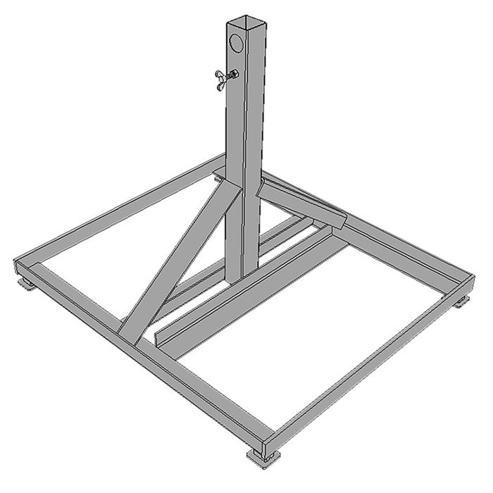 Schwarzer Schilderständer Aus Metall – Stabil, Für A‑frames, Tafeln Oder Hinweisschilder (1 Stück)
