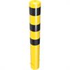 Stahlrohrpoller - Ø 152 x 3,2 mm ortsfest, zum Einbetonieren gelb / schwarz | Bild 2