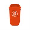 Flexi-affaldsspand uden søjle til bortskaffelse af hundeefterladenskaber  RAL 2004 ren orange