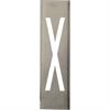 Metal Stencils til metal bogstaver 20 cm højde - Bogstav X - 20 cm