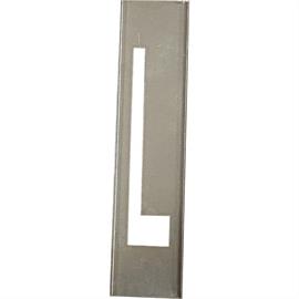 Metalstencils SET til 20 cm høje metalbogstaver - A til Z - Bogstav L - 30 cm