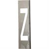 Metalstencils SET til 20 cm høje metalbogstaver - A til Z - Bogstav Z - 30 cm
