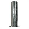 MORION Sperrpfosten herausnehmbar, Profil-Halbzylinder., 60, zum Einbetonieren, feuerverzinkt., rot-weiß., reflektierend | Bild 3
