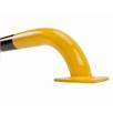 Slagbeskyttelse gul med sorte foliestrimler 1000 x 300 mm diameter 60,3 mm | Bild 3