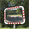 Trafikspejl i rustfrit stål Basic - Standard 800 x 1.000 mm | Bild 6
