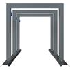 3-bike row system as a row systemnwith rail system fornsteel tube leaning bracket (6 | Bild 3