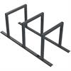 3-bike row system as a row systemnwith rail system fornsteel tube leaning bracket (6