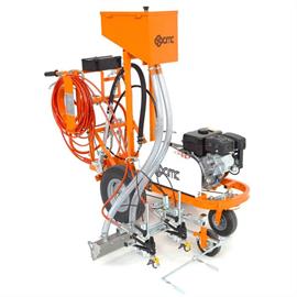 Airless road marking machines