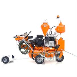 Airspray road marking machines with hydraulic drive