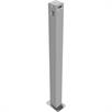 Barrier chain post steel tube 70 x 70 mm locking mechanism, with profile cylinder lock | Bild 4