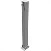 Barrier post steel tube 70 x 70 mm foldable, for padlock | Bild 2