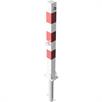 Barrier post steel tube 70 x 70 mm foldable, with profile cylinder lock | Bild 4