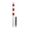 Barrier post steel tube 70 x 70 mm removable, with profile cylinder lock