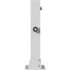 Barrier post steel tube 70 x 70 mm reversible, with triangular lock 500 mm above ground | Bild 3