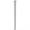 Barrier post steel tube - Ø 60 x 2.5 mm stationary for setting in concrete