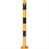 Barrier post steel tube - Ø 60 x 2.5 mm yellow / black
