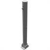 Barrier post steel tube - Ø 76 x 2.6 mm foldable, with profile cylinder lock | Bild 3