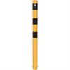Barrier post steel tube - Ø 89 x 2.9 mm yellow / black