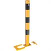 Barrier post steel tube - Ø 89 x 2.9 mm detachable, removable yellow / black | Bild 5