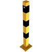 Barrier post steel tube - Ø 70 x 70 mm detachable, removable yellow / black | Bild 4