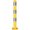 Barrier post steel tube - Ø 89 x 2.9 mm detachable, removable yellow / black | Bild 3