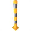 Barrier post steel tube - Ø 89 x 2.9 mm detachable, removable yellow / black | Bild 4